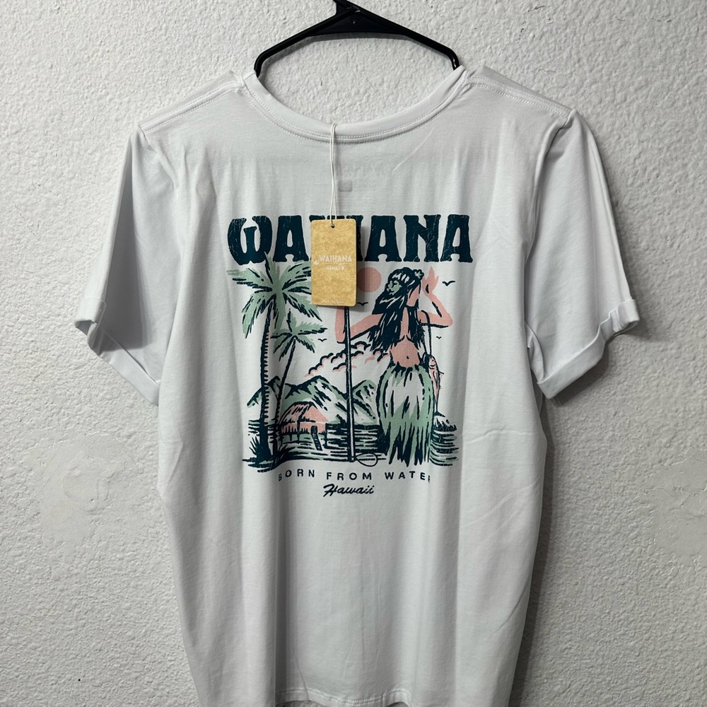 Waihana shirt size medium awesome fabric great for outdoor use &sun protection